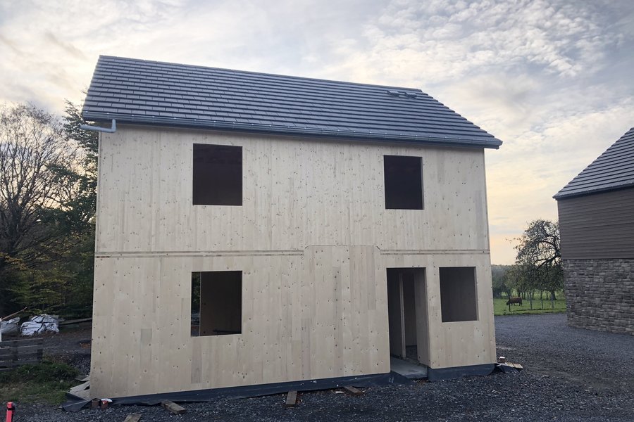 Couverture et isolation pour une nouvelle maison à Ernonheid - Aywaille