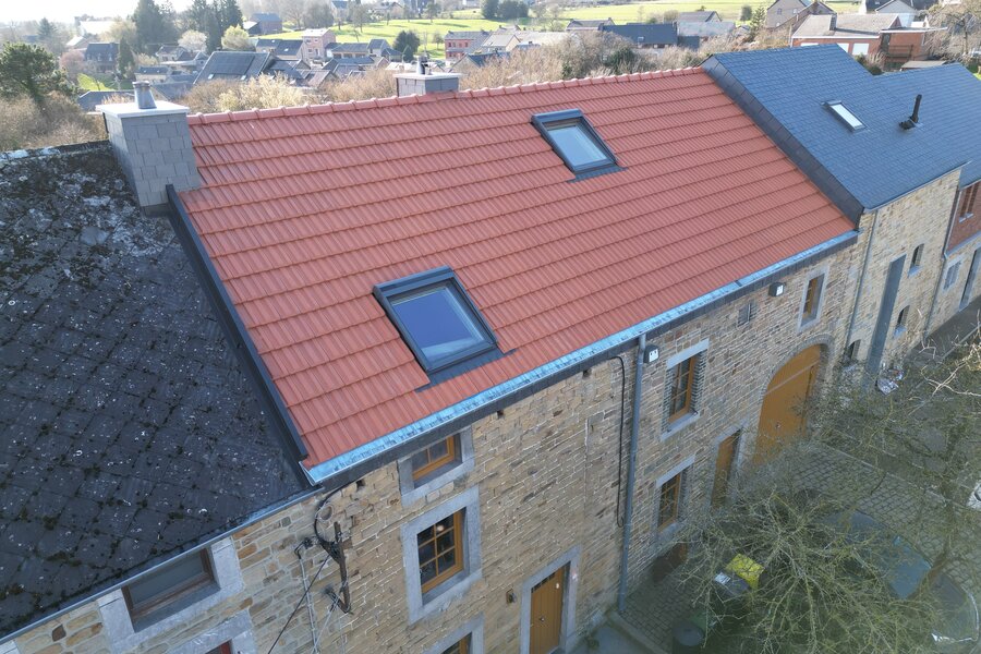 Rénovation d'une toiture à Anthisnes